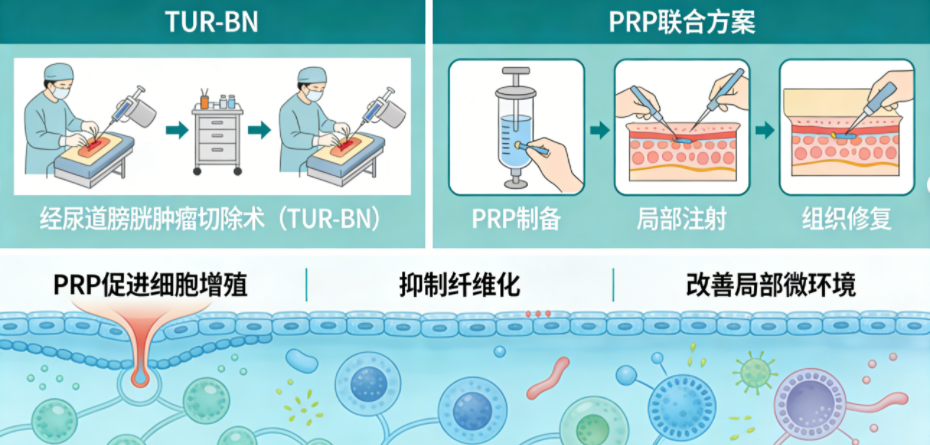 【学术前沿】PRP 联合方案：探索 TUR-BN 术后狭窄预防的最优策略